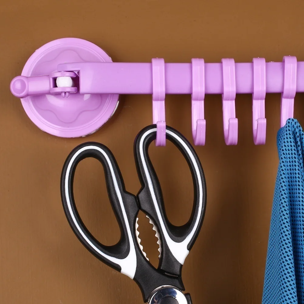 6 крюк стойки всасывания полотенце для чашек губка вешалка щеток кухня ванная