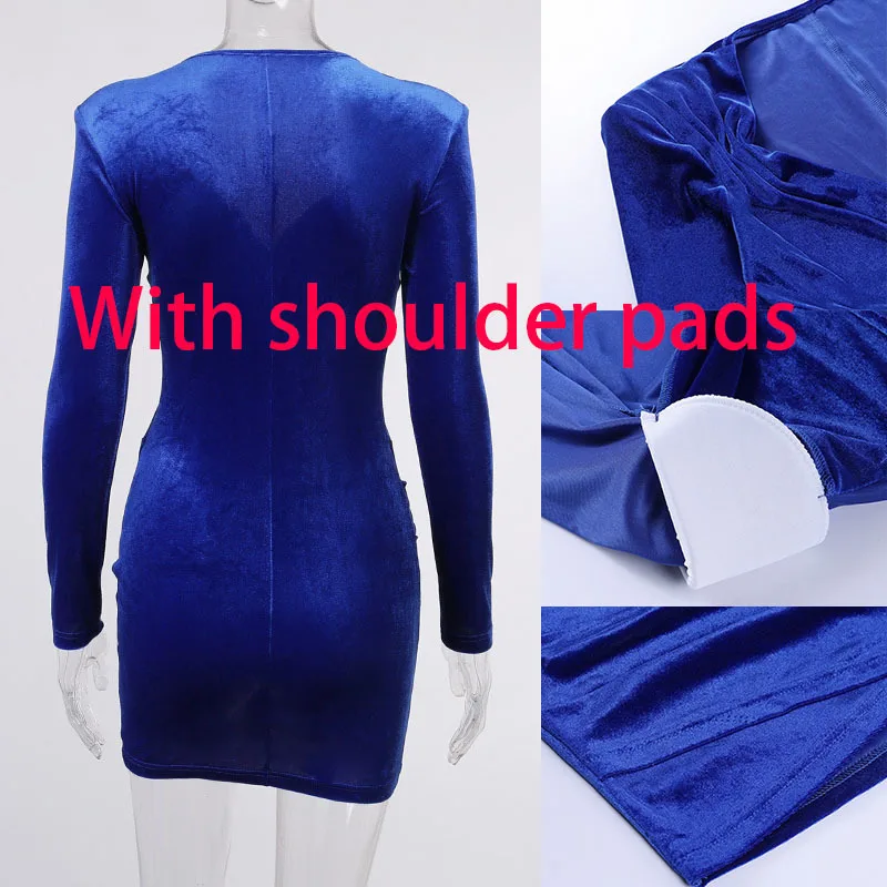

Giyu Velvet Blue Dress Women Sexy Night Club Party Bodycon V Neck Ruched Mini Dresses 2020 Autumn Winter Elegant Female Vestidos