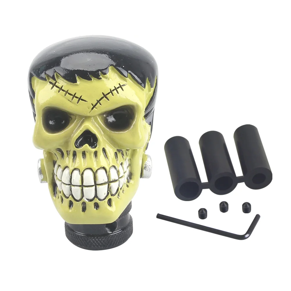 Car accessories decorative skull shift knob car manual lever | Gear Shift Knob