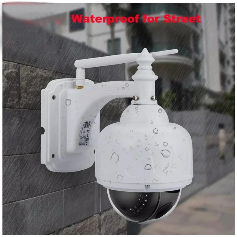 2 0mp 1080p outdoor waterproof ptz camera 5x optical zoom ip camera two way audio wifi security camera system remote mobile app free global shipping