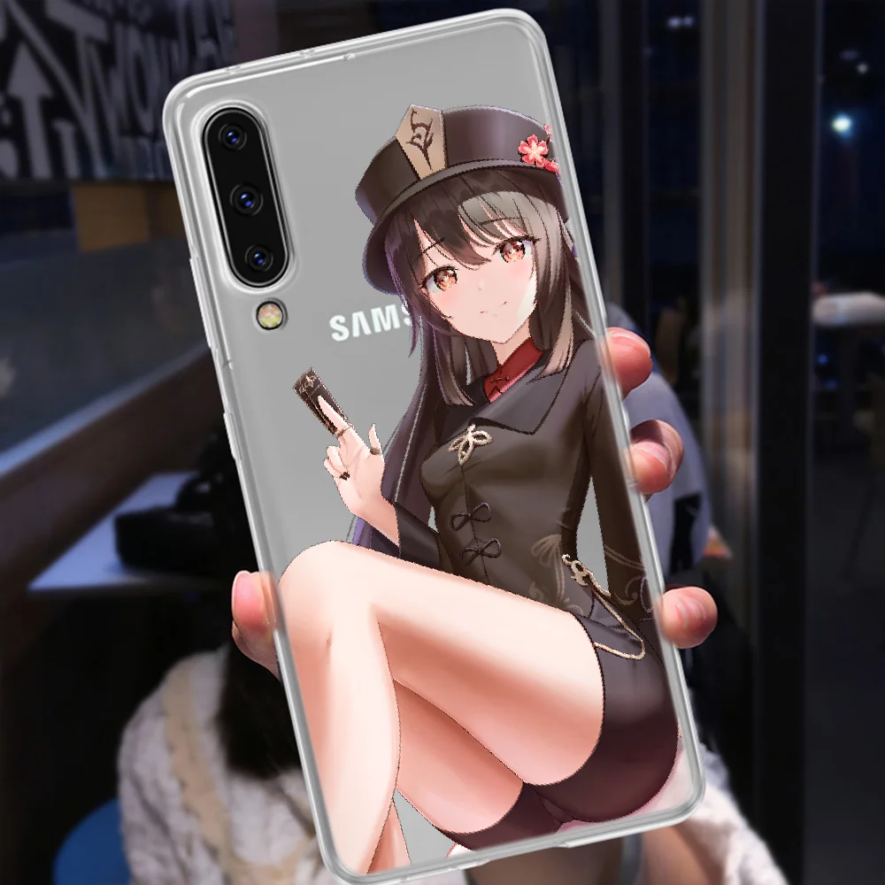 Чехол Hu Tao для телефона Samsung Galaxy A 3 5 7 8 10 20 21 30 40 50 51 70 71 E S 2016 2018 4G Прозрачный 3D чехол