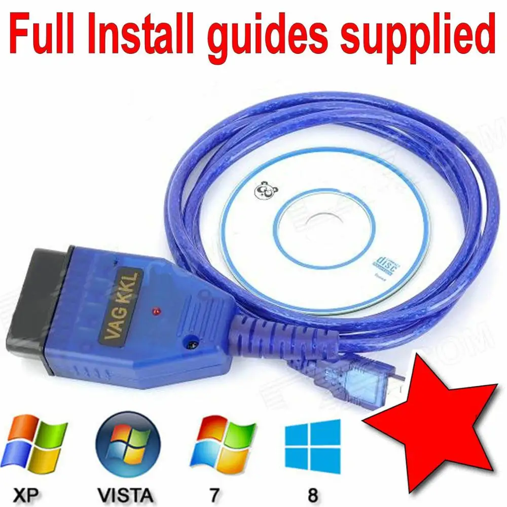 VAG COM 409 1 Vag Com L USB Ecu Интерфейс ЭБУ автомобиля сканирующий инструмент высокое