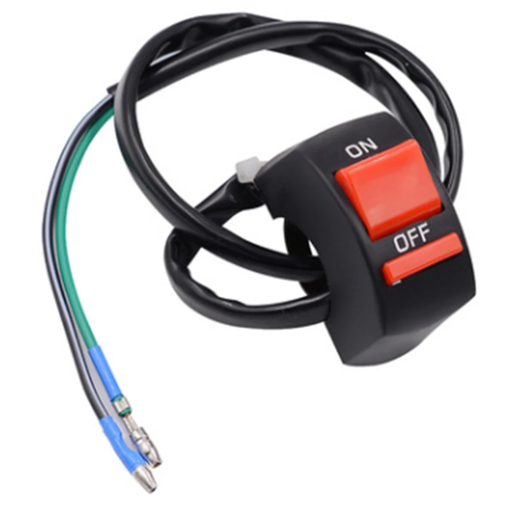 

Motorcycle Handlebar Switch On Off Button 22mm 7/8 inch Handlebar Kill Flameout Headlight Switch for Motorbike ATV