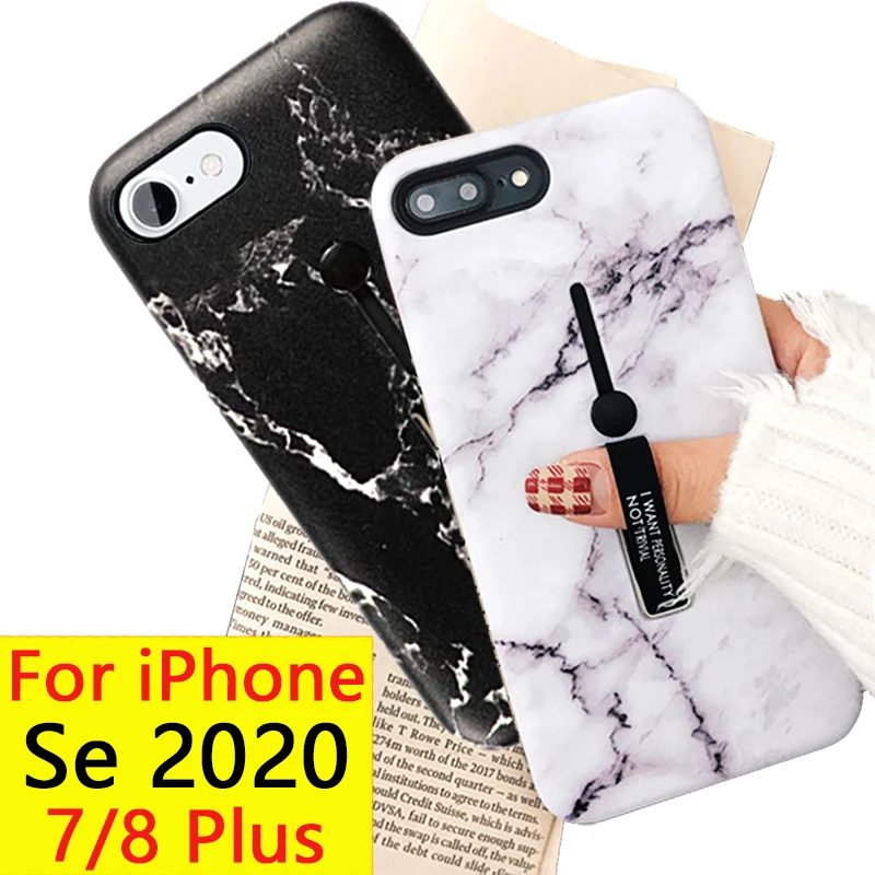 Чехол для iPhone se 2020 se2 2 i phone ip 7 8 plus 7plus чехол подставка se2020 coque iiPhone7 iPhone8 loopy мраморный