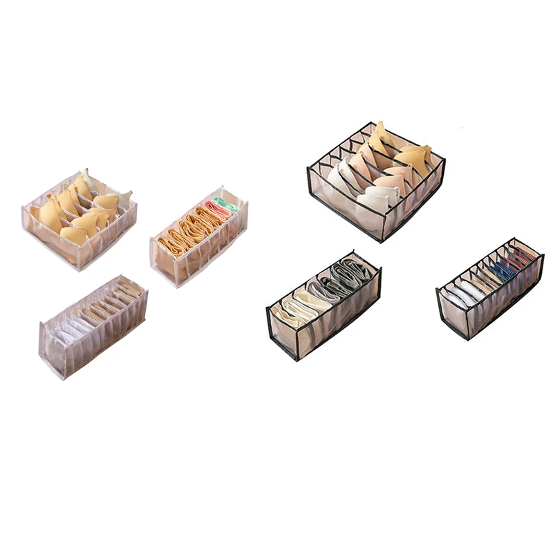 

3 шт./компл. органайзеры для нижнего белья, бюстгальтеров, носков, трусиков, коробок для хранения, органайзеры для гардероба, шкафа, домашнего...