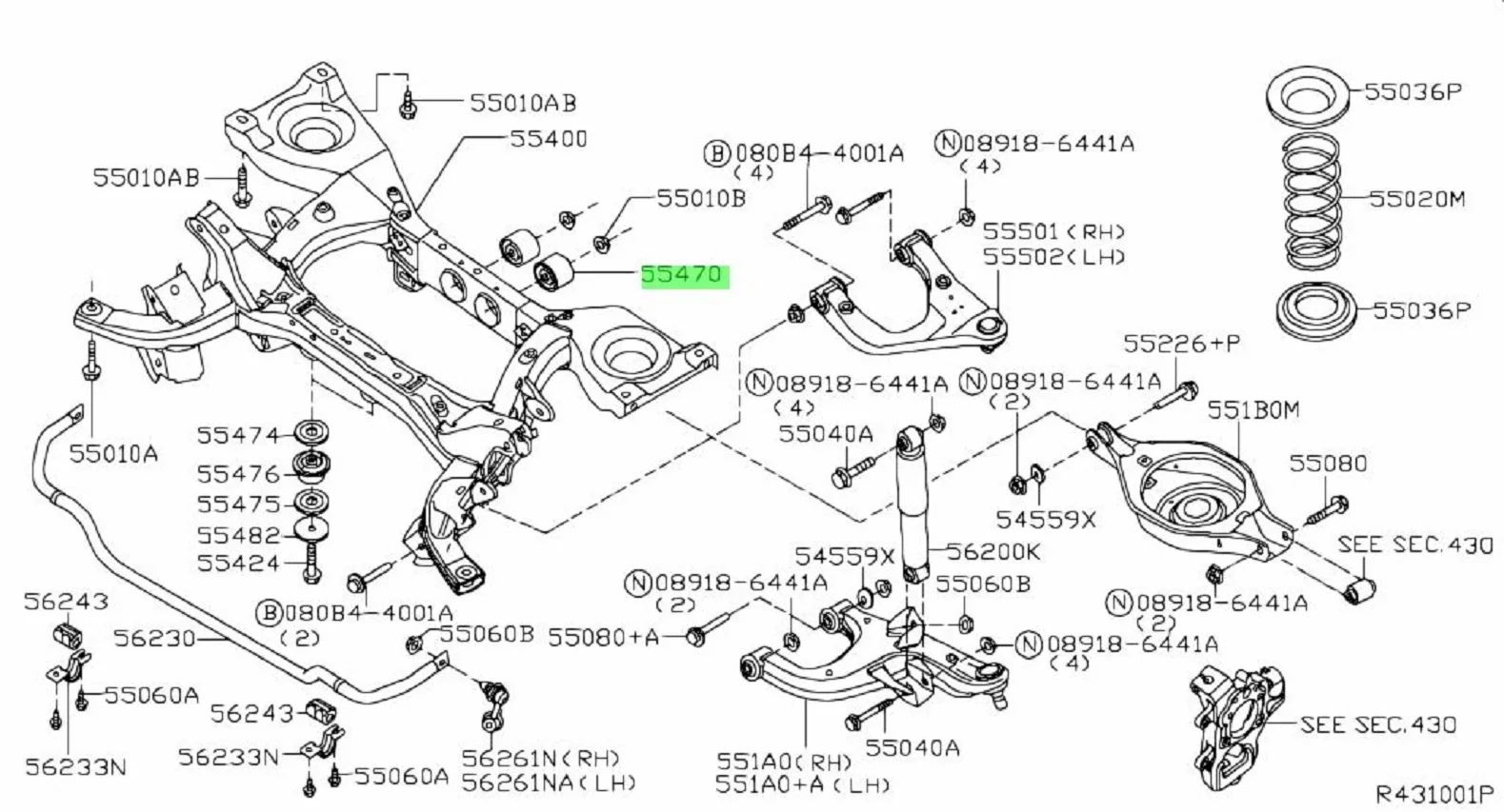 Схема передняя подвеска Ниссан Ноут (Большое количество фото ...