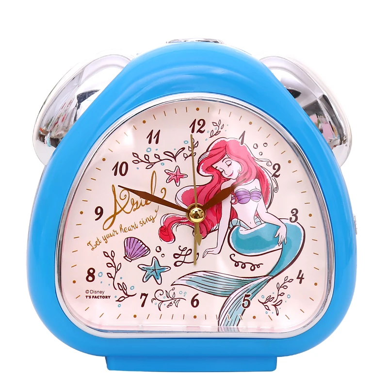

2021 Disney Princess Wall Clock Electronic Smart Luminous Timer Wake Up Children's Desktop Alarm Clock Bedroom Decoration
