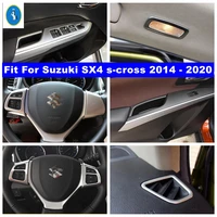 air ac outlet reading lights steering wheel lift button panel cover trim for suzuki sx4 s cross 2014 2021 accessories interior