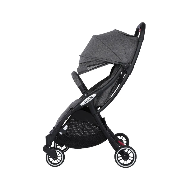

Baby Cart Can Sit and Lie Down One-click Folding Four-wheel Suspension Can Board The Plane Baby Stroller