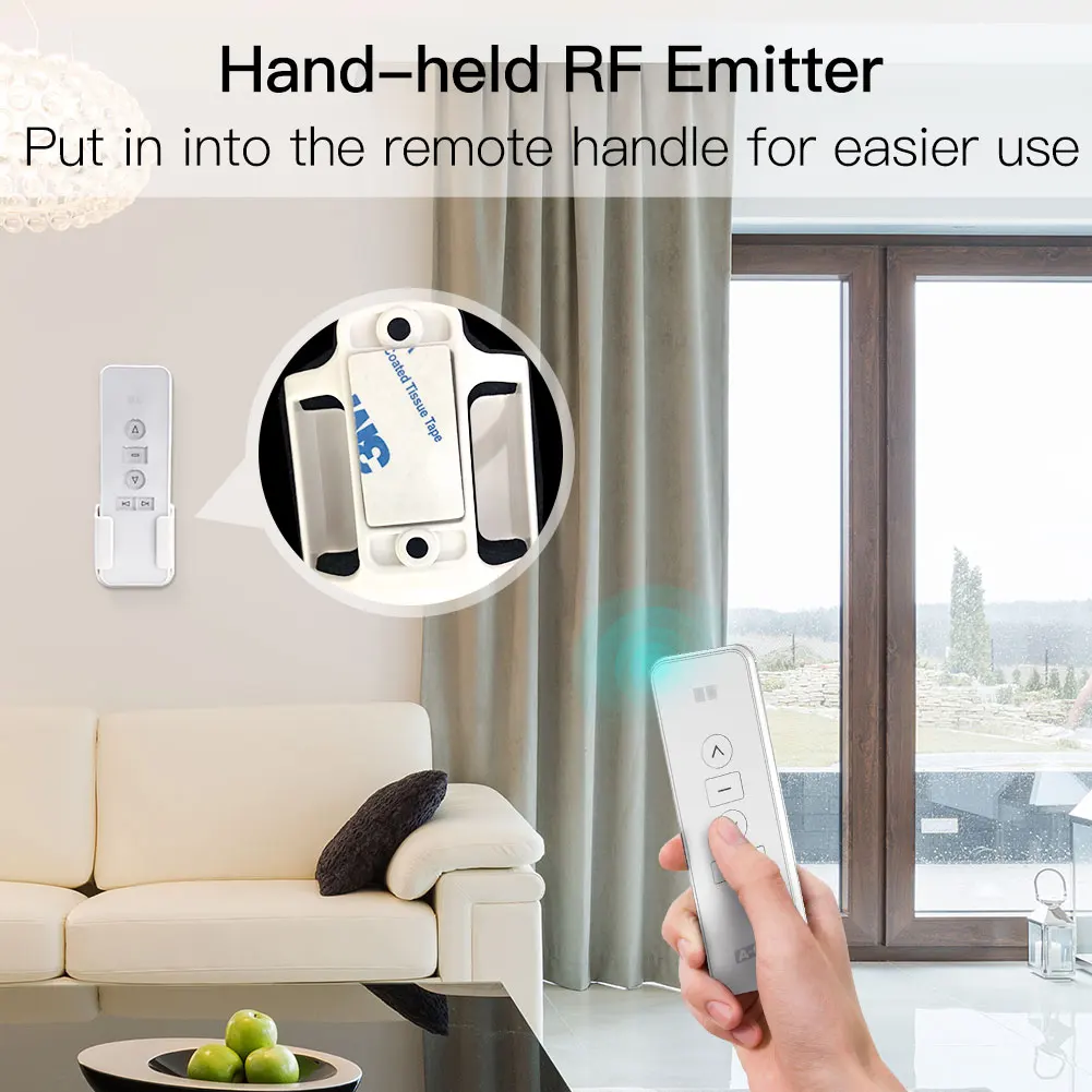 Дистанционный излучатель RF433 для управления Wi-Fi ZigBee ручной настенный передатчик
