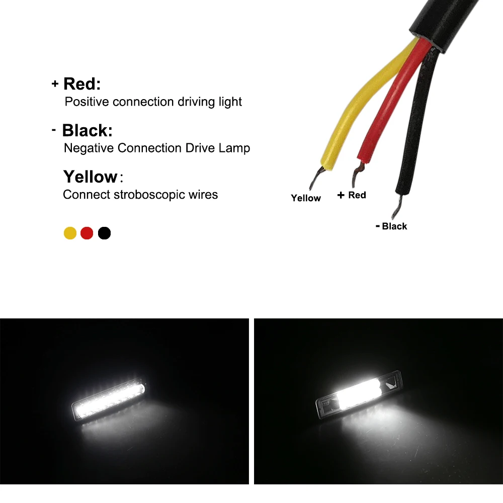 NlpearL 12-24V " светодиодный противотуманные Автомобильные фары красный синий желтый 5 стиль мигающий светодиодный свет для полиции для внедорожника грузовика трактора 4X4 ATV