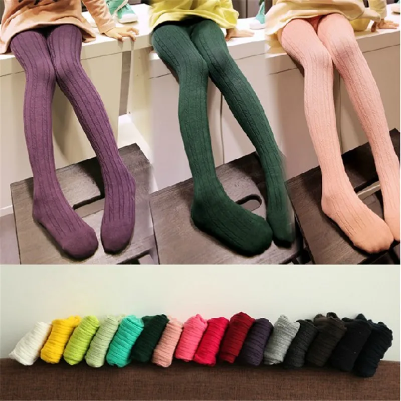 1-8Y Kids Leg Warmers Leggings Winter Baby Warm Pantyhose Autumn Girls Long Stockings Child Cotton Clothing Toddler Skinny Pants | Детская