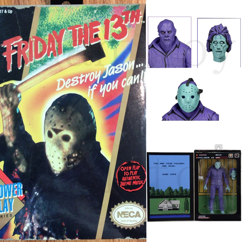 С музыкой NECA Horror Friday 13th Decory Jason видео игра power Play версия Фигурки игрушки куклы Gi