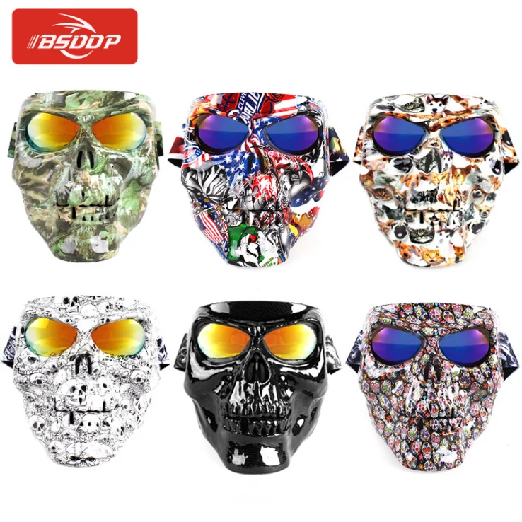 

Мотоциклетный шлем Пылезащитная маска для лица респиратор очки для мотокросса защитные очки на все лицо