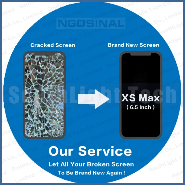 Ремонтный сервис для iPhone XS MAX ЖК экран сенсорный дисплей сломанный треснутый