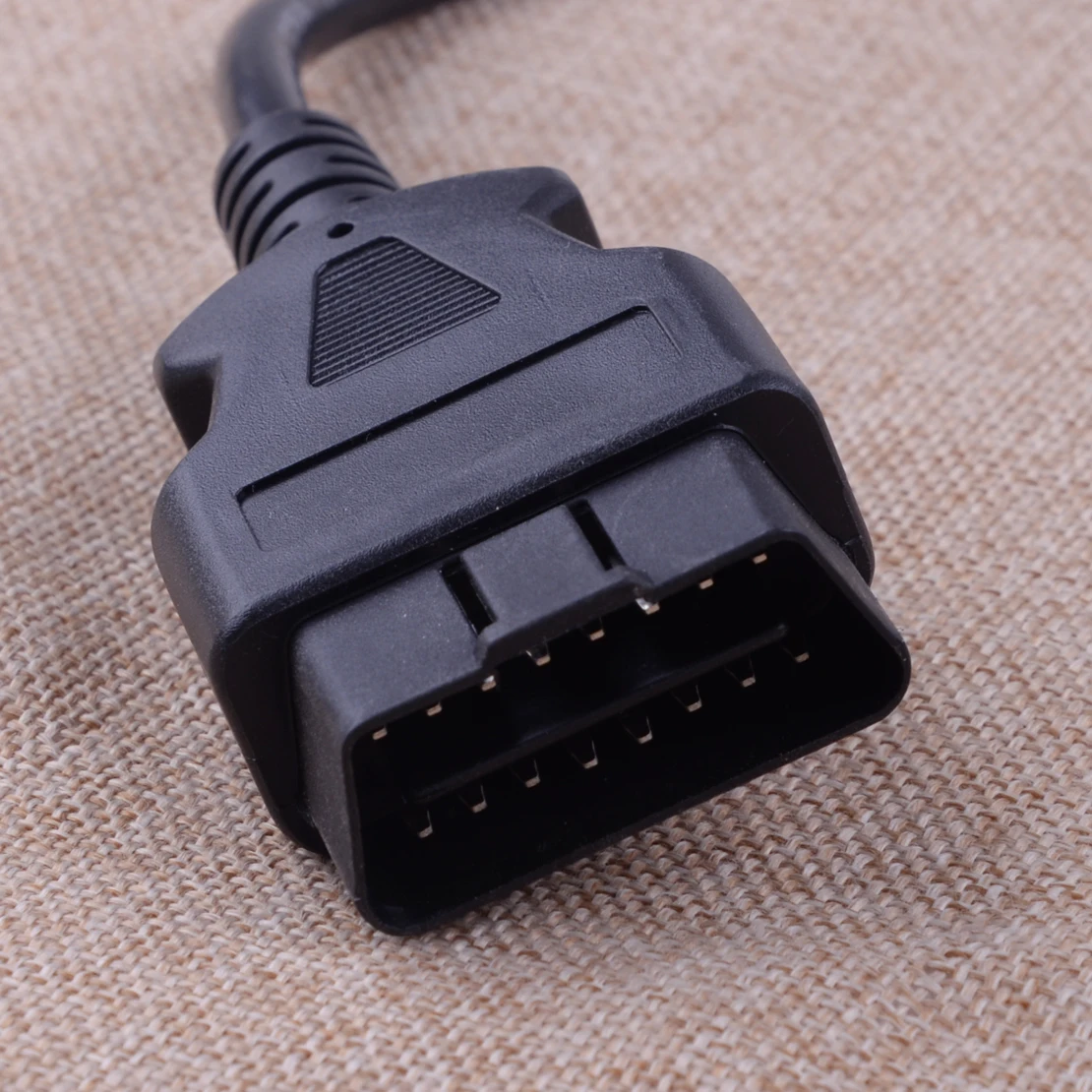 

DWCX Universal Car Diagnostic Scanner Tool Extension Adapter Cable Connector Black Fit For OBDII 16 Pin Male to 26 Pin Female