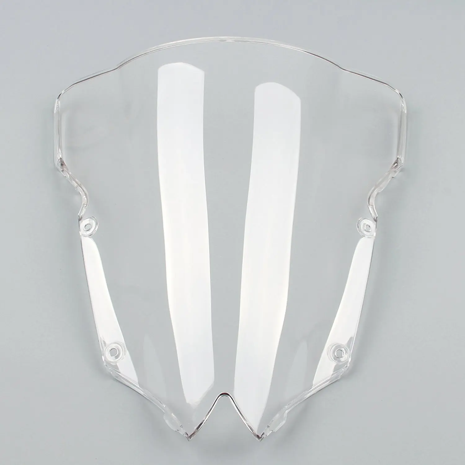 

Прозрачное ветровое стекло для мотоцикла с двойными пузырьками, экран для лобового стекла из АБС-пластика подходит для Yamaha YZF R6 2008-2016