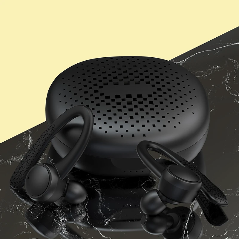 Беспроводные наушники Bluetooth V5.0 светодиодный светодиодным дисплеем зарядный бокс
