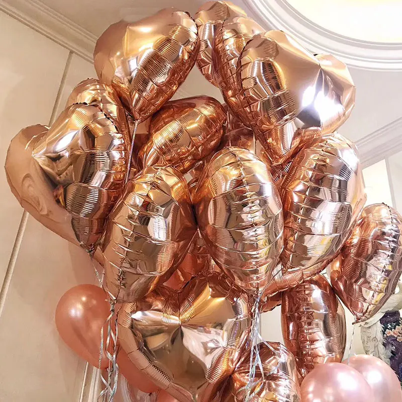 6 шт. декоративные шары в виде сердца 18 дюймов|foil balloons|lot lotfoil balloons lot |