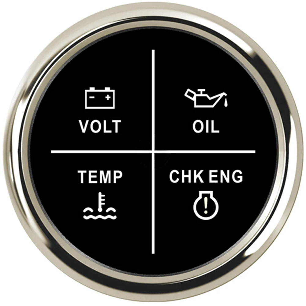 Цифровой автомобильный вольтметр измеритель давления масла температуры воды