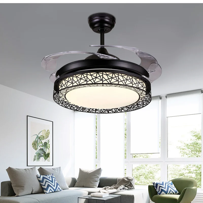 Современный потолочный вентилятор простая лампа для ресторана гостиной люстра