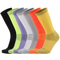 men women compression running gym socks knee high support stockings breathable cycling sports socks for soccer basketball sport