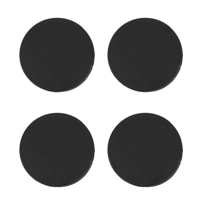 

4 Pcs Plastic 45mm Dia Round Tubing Tube Inserts Bungs Covers Black