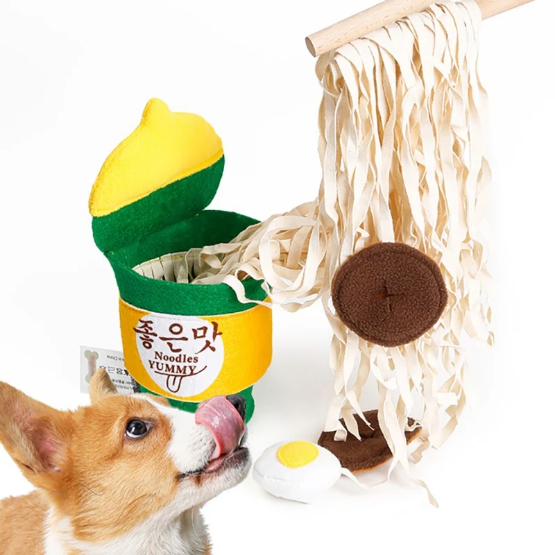 

Чашки для лапши для домашних животных, дизайнерская игрушка для собаки, Интерактивная игрушка-пазл, игрушки для ночного ношения, подушка дл...