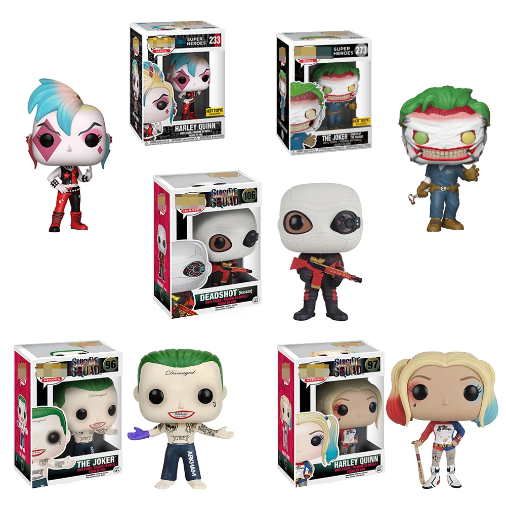 Funko POP Movie Suicide отряд модель Deadshot в масках Харли Куинн Джокер фигурка игрушки