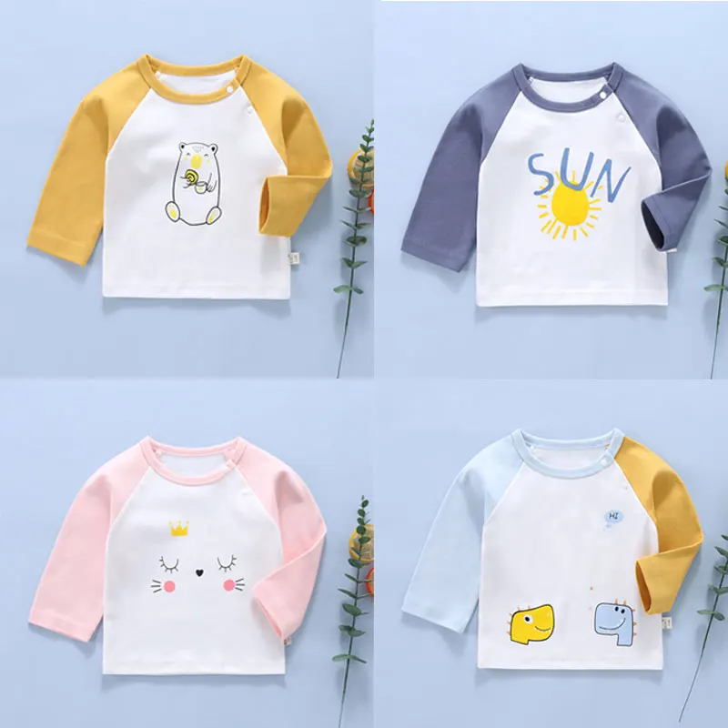 Детская футболка с короткими рукавами летняя детская Топ для малышей одежда