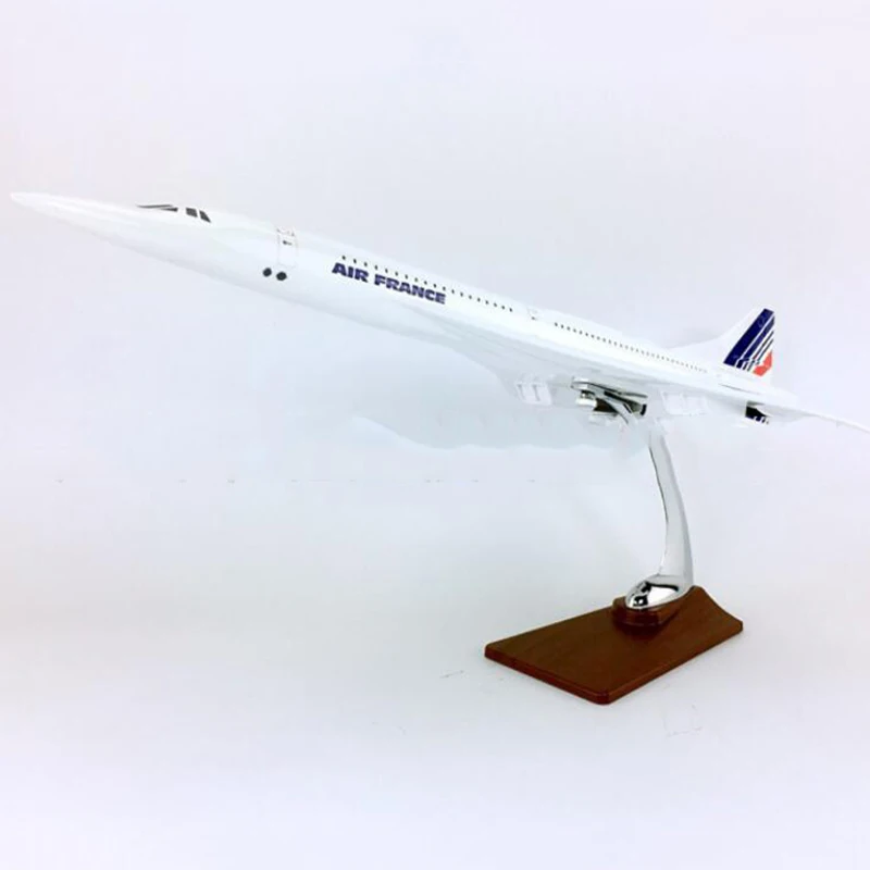 47 см 1/124 масштаб самолет Concorde Air Франция Air Force один пассажирский самолет модель пластиковая Смола самолет для сбора шоу