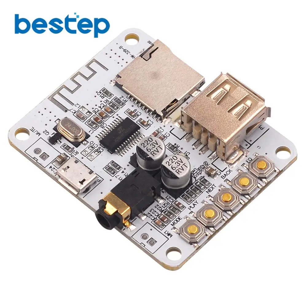 Bluetooth аудио приемник плата с USB TF слот для карты декодирования воспроизведения