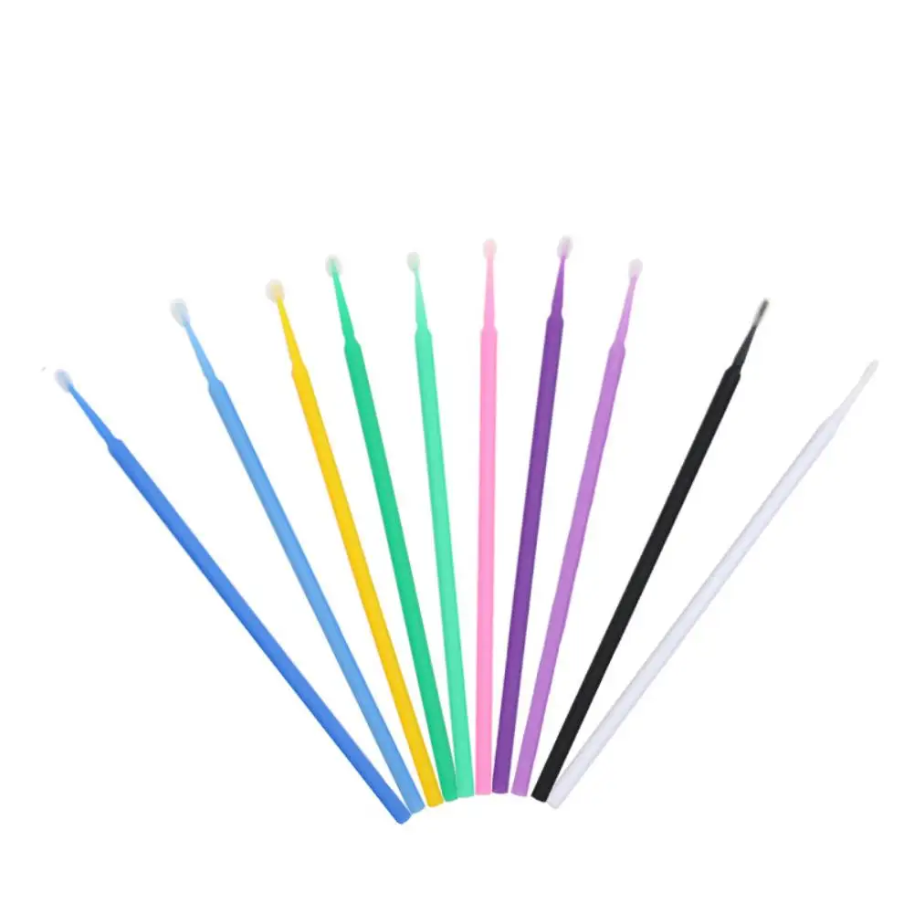 Одноразовые кисти для макияжа Набор с тампоном Microbrushes волокно наращивание