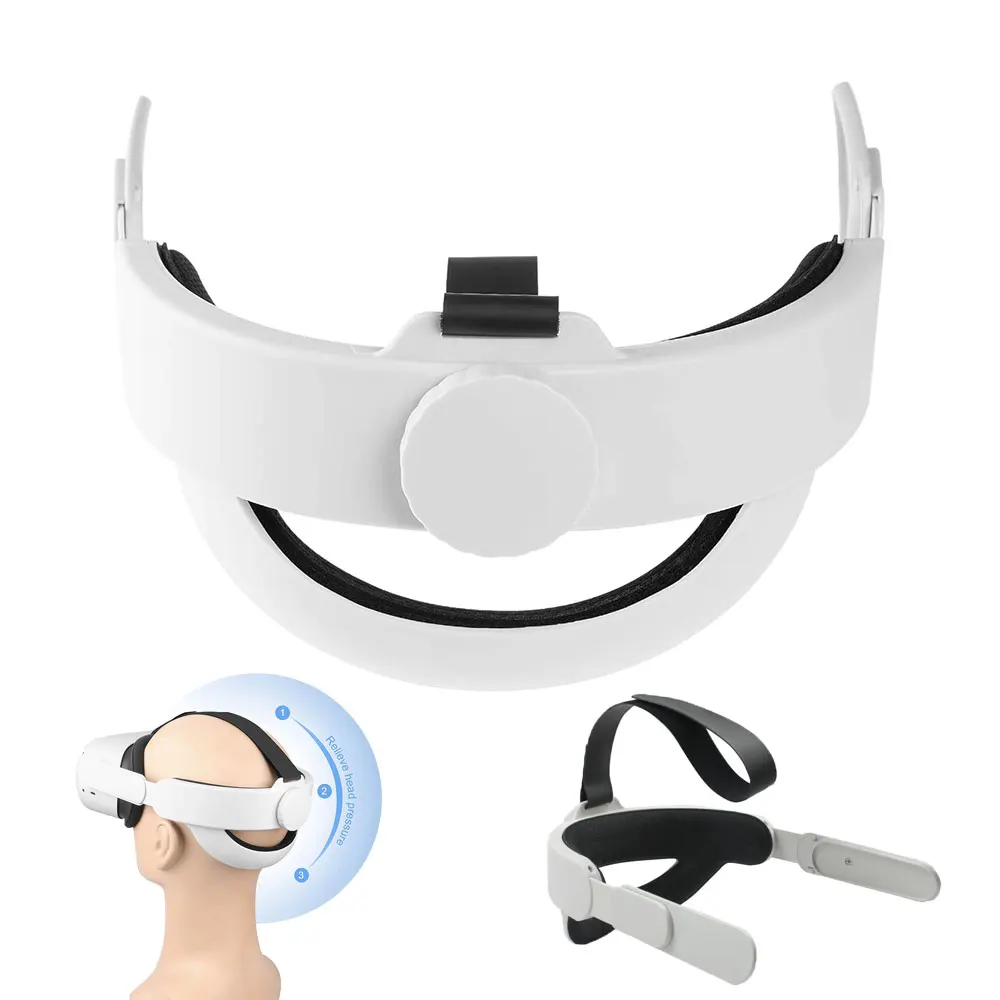 Регулируемый ремешок для головы 2021 Oculus Quest 2 Elite VR-гарнитуры улучшенная поддержка