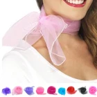 Горячая весна лето осень тонкие шелковые шарфы шифон жоржет женский шарф лето солнце платок небольшой квадратный шарф