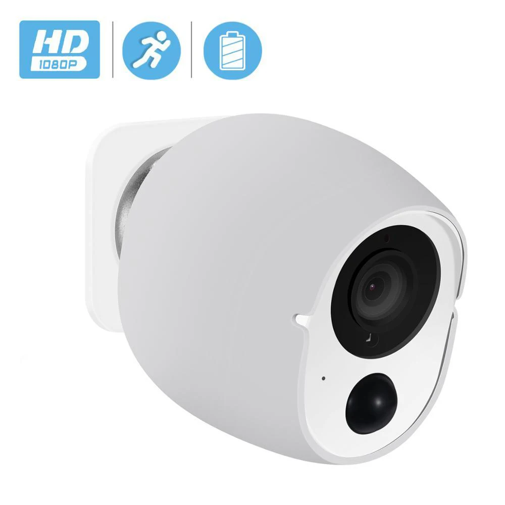 

Камера видеонаблюдения BESDER, инфракрасная беспроводная камера безопасности с функцией ночного видения, 2 Мп, 1080 пикселей, поддержка Wi-Fi, SD-кар...