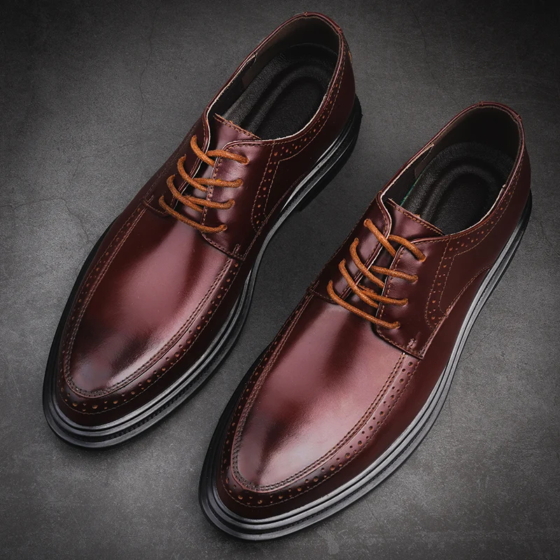 

Sapatos Casual Zapatos Hombre Casual Cuero Men Leather Shoes Mens Hot Sale Informales De Black Comfortable Breathable