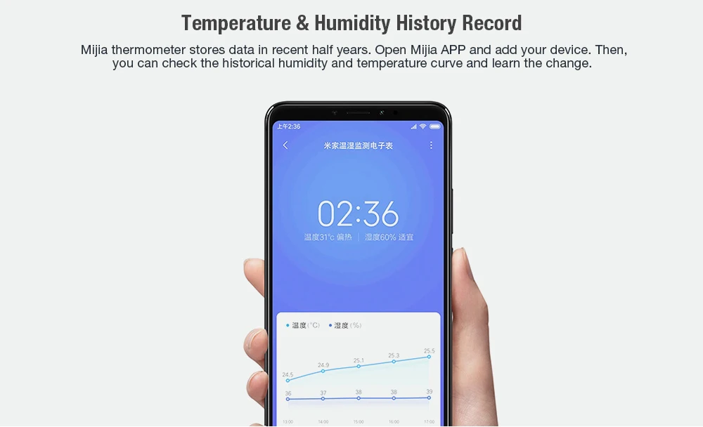 Xiaomi Mijia BT4.0 беспроводные смарт-электрические цифровые часы для помещений и улицы гигрометр термометр ЖК-измерения температуры инструменты