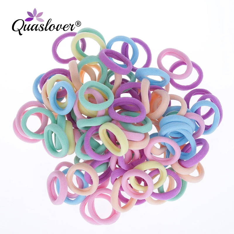 Quaslover, 50 шт., женские головные уборы, для девушек, повязки на голову, эластичные повязки для волос, для принцессы, для девушек, резинки для волос, аксессуары для волос для женщин