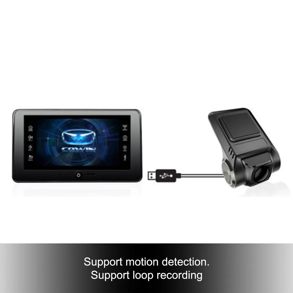 

U6 Car Camera 1080P WIFI DVR Dash-Cam Video Recorder Camcorder Night Vision Recorder Video Recording Dash Camera