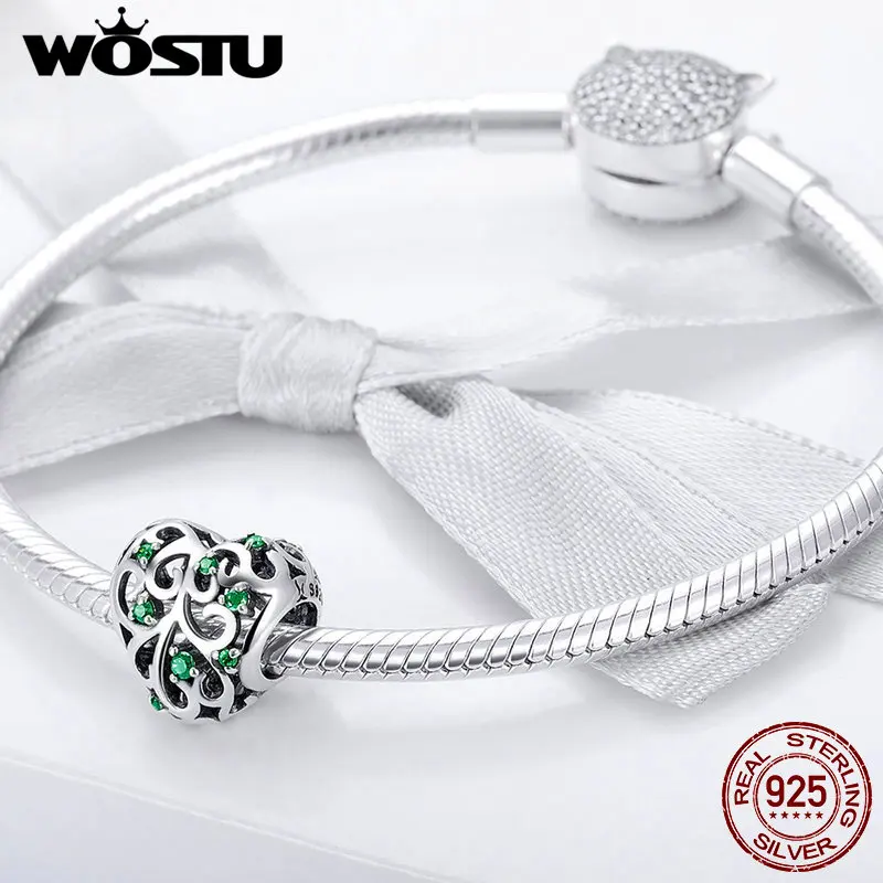 WOSTU 2020 Горячая трендовая 925 пробы серебряная подвеска &quotДрево жизни&quot подходит