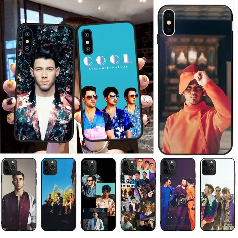 Чехол для телефона с принтом PENGHUWAN Joe Kevin Nick Jonas Brothers чехол iPhone 11 pro XS MAX 8 7 6 6S Plus X 5S SE