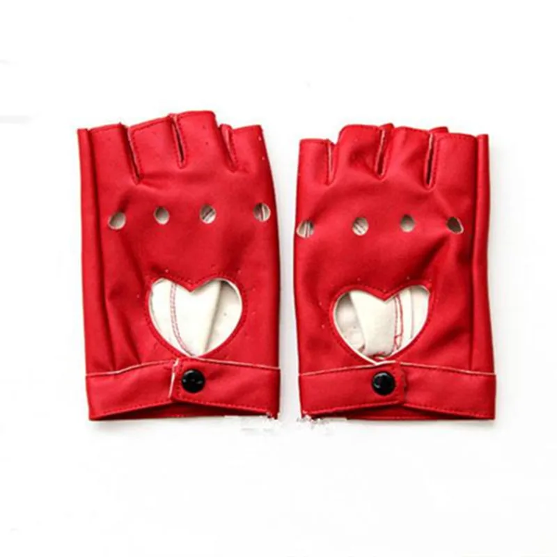 Женские полупальцевые перчатки в стиле хип хоп панк искусственная кожа