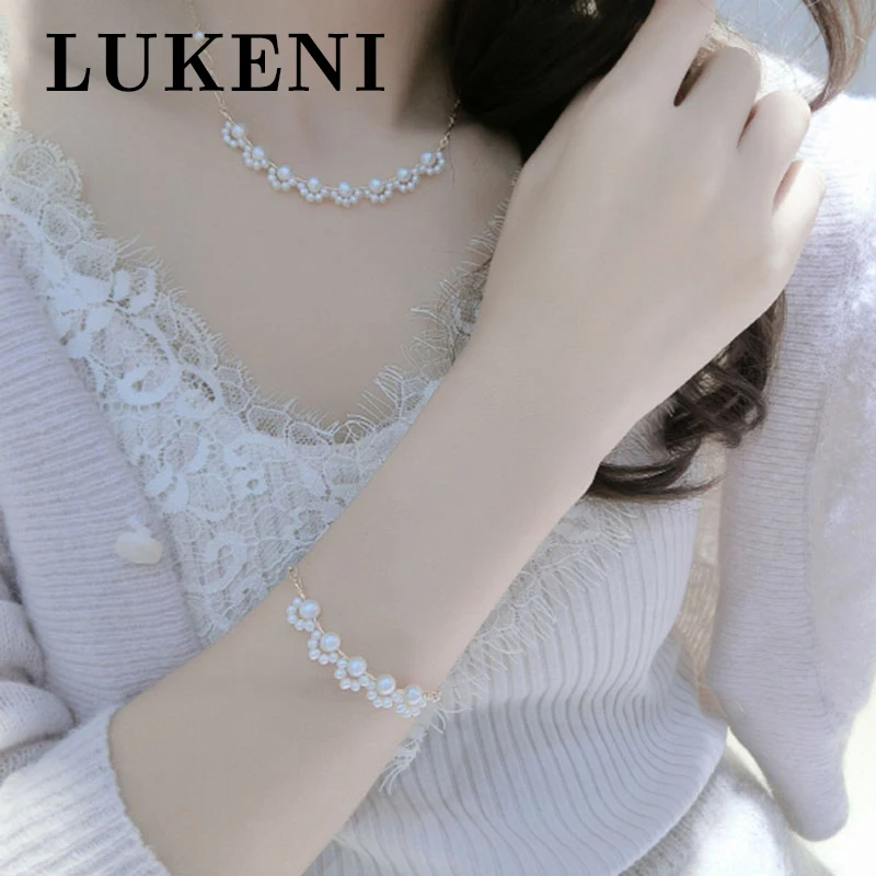 Женский роскошный браслет с жемчужинами и кружевом модные ювелирные изделия