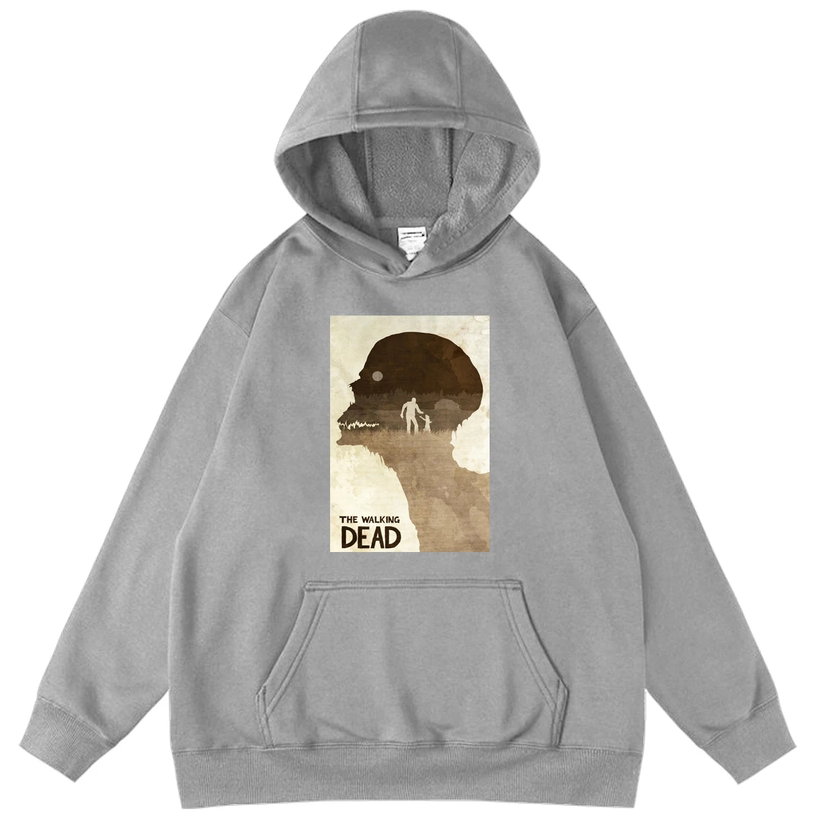 

Tv Series Horror The Walking Casual Long Sleeve Hooded Dead Sweatshirt Pullover Hoodies Men's Hooded Street Style Loose Hoodie