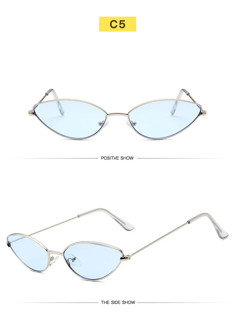 

2021 New Brand Sun glasses Small Eyes Cat's Eyes Women's Sunglasses for women 90s Cute glasses Master's Eyewear Design glasses