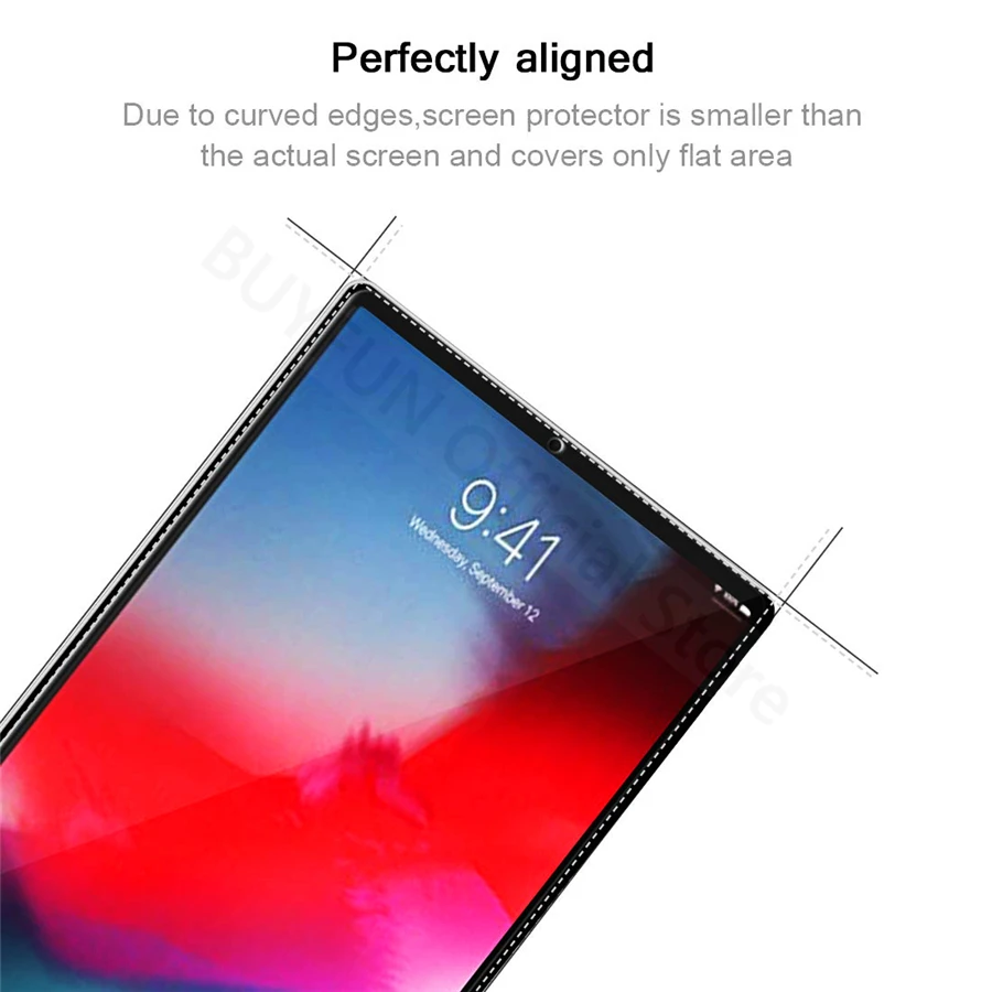 

Glass for Apple-iPad Pro 11 Inch 2018 / 12.9 Inch Screen Protector Full Cover Tempered Glass Film Clear Screen Protector Film