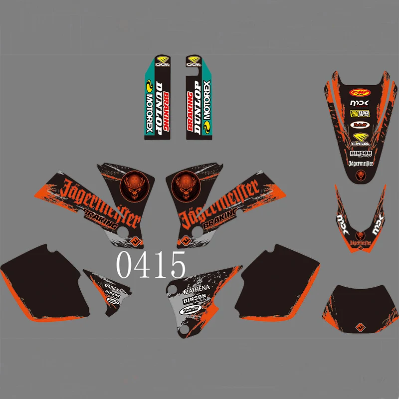 

3M Motorcycle customization Decal Sticker Graphics Kits for KTM EXC 2003