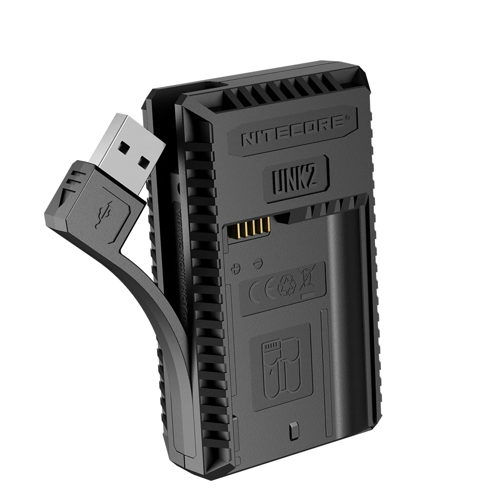 Новый Nitecore UNK2 Dual USB Зарядное устройство для Nikon EN-EL15 Батарея D500 D600 D610 D750 D800 D800E D810 D810A