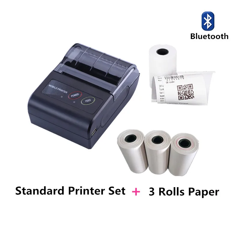 

Термопринтер Eboleta, 58 мм, Bluetooth, карманный, беспроводной